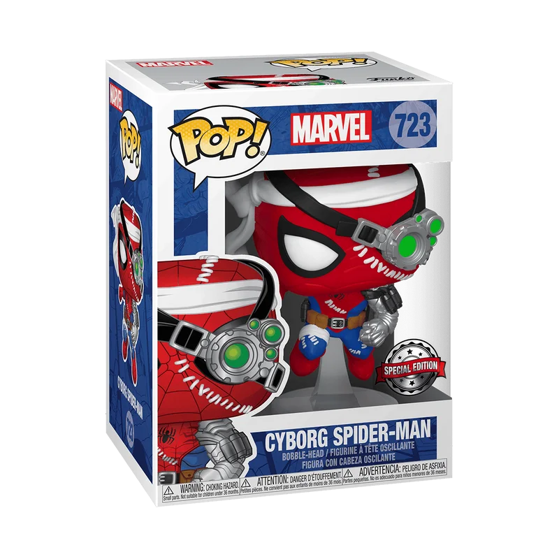 Cyborg Spider-Man #723 Funko Pop from Marvel