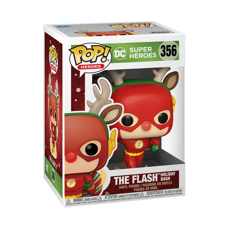The Flash Holiday Dash #356 Funko Pop from DC Super Heroes