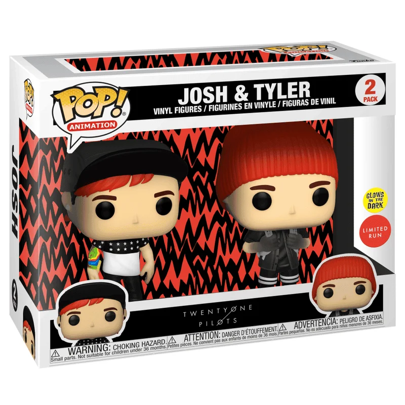 Josh & Tyler #2 PACK Funko Pop from Twenty One Pilots