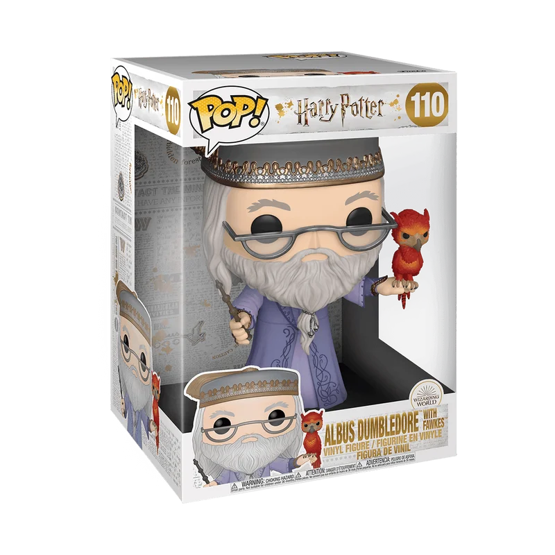 Albus Dumbledore with Fawkes #110 Funko Pop from Harry Potter