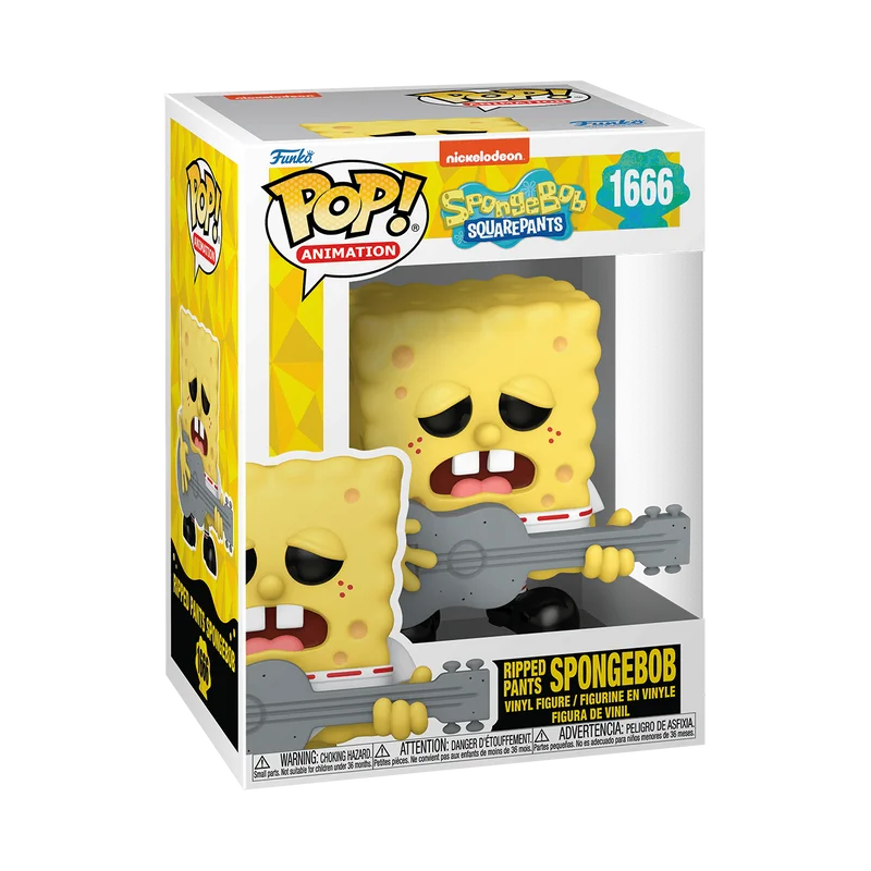 Ripped Pants SpongeBob #1666 Funko Pop from Spongebob Squarepants