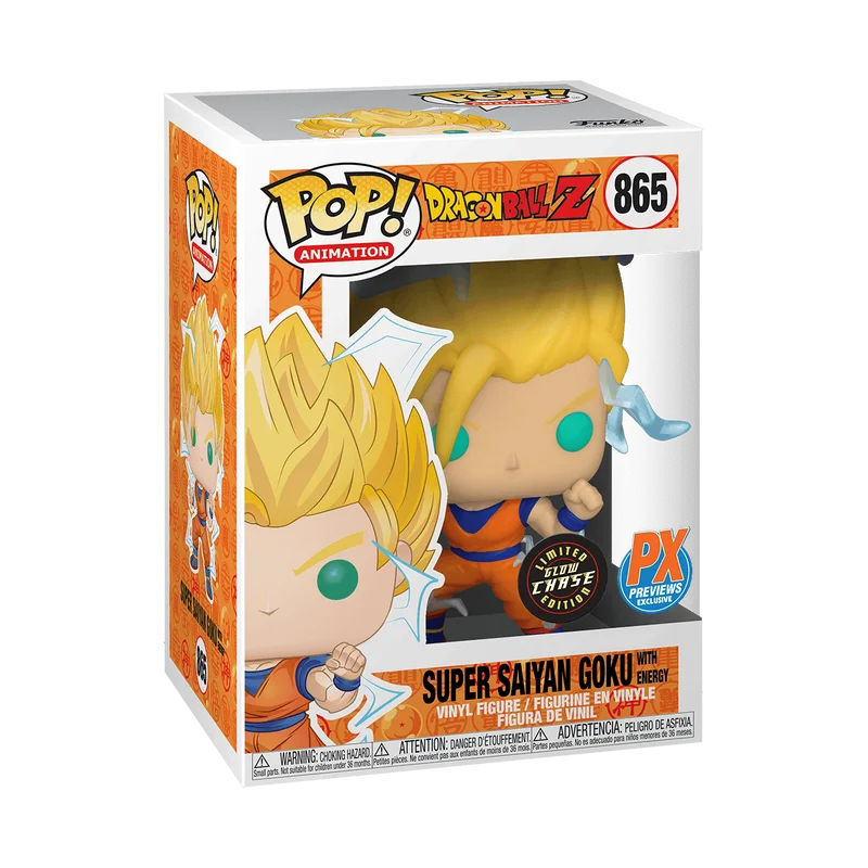 Super Saiyan Goku with Energy #865 Funko Pop from Dragon Ball Z