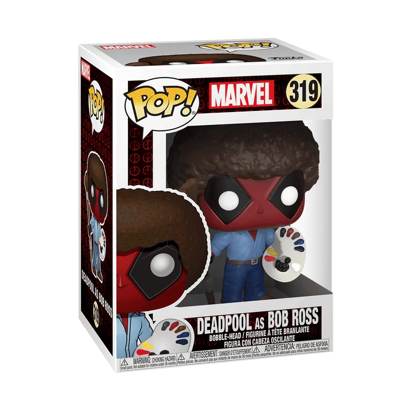 Deadpool As Bob Ross #319 Funko Pop from Marvel