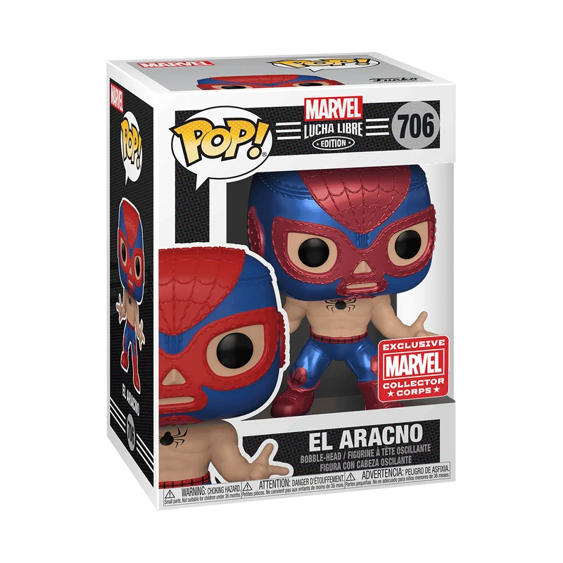 El Aracno #706 Funko Pop from Marvel Lucha Libre