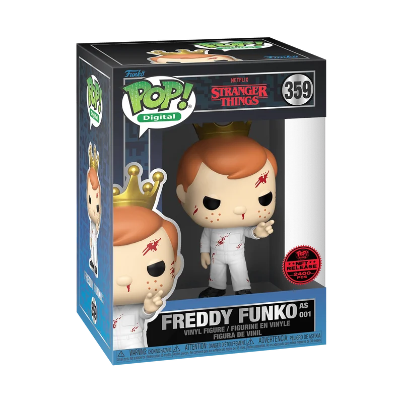 Freddy Funko as 001 #359 Funko Pop from Stranger Things