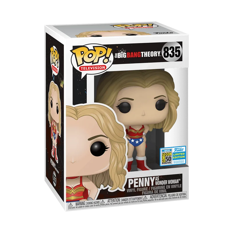 Penny as Wonder Woman #835 Funko Pop from Big Bang Theory