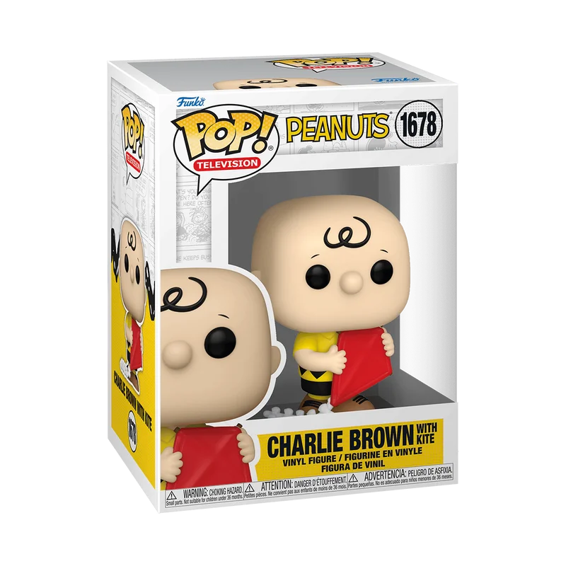 Charlie Brown with Kite #1678 Funko Pop from Peanuts