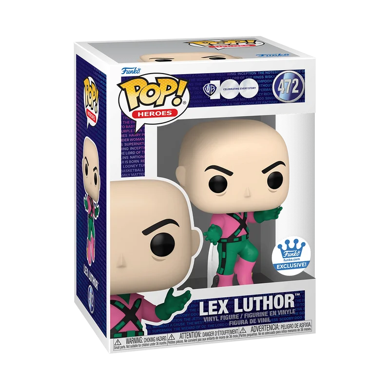 Lex Luthor #472 Funko Pop from Warner Bros 100