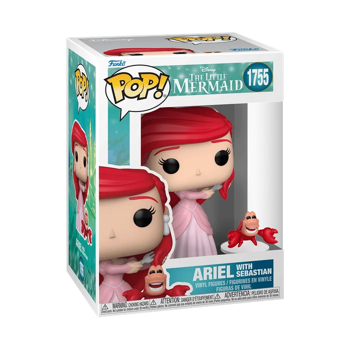 Ariel with Sebastian #1755 Funko Pop from The Little Mermaid