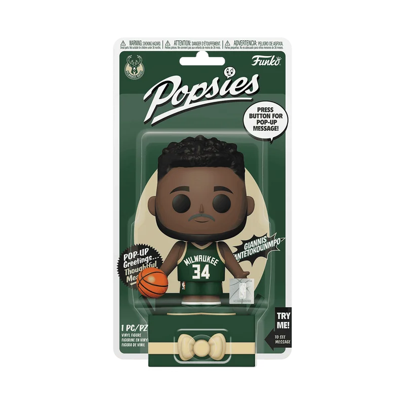Giannis Antetokounmpo Funko Pop from Milwaukee Bucks