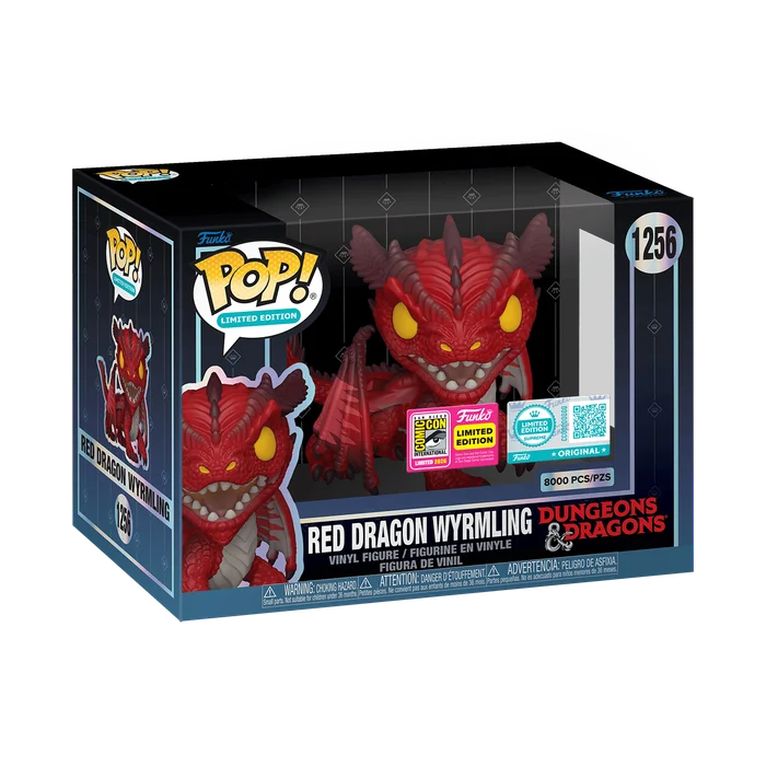 Red Dragon Wyrmling #1256 Funko Pop from Dungeons & Dragons
