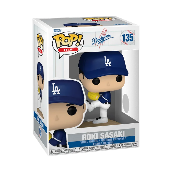 Rōki Sasaki #135 Funko Pop from Dodgers