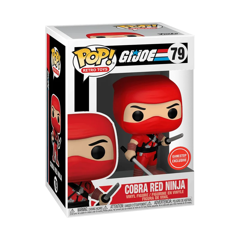 Cobra Red Ninja #79 Funko Pop from G.I. Joe