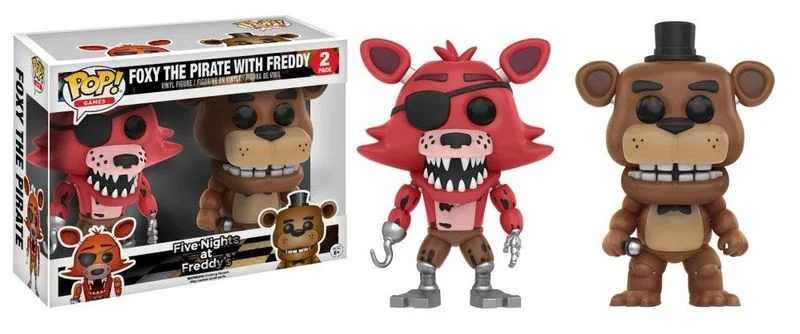 Foxy The Pirate With Freddy #2 PACK Funko Pop from Five Nights at Freddy's