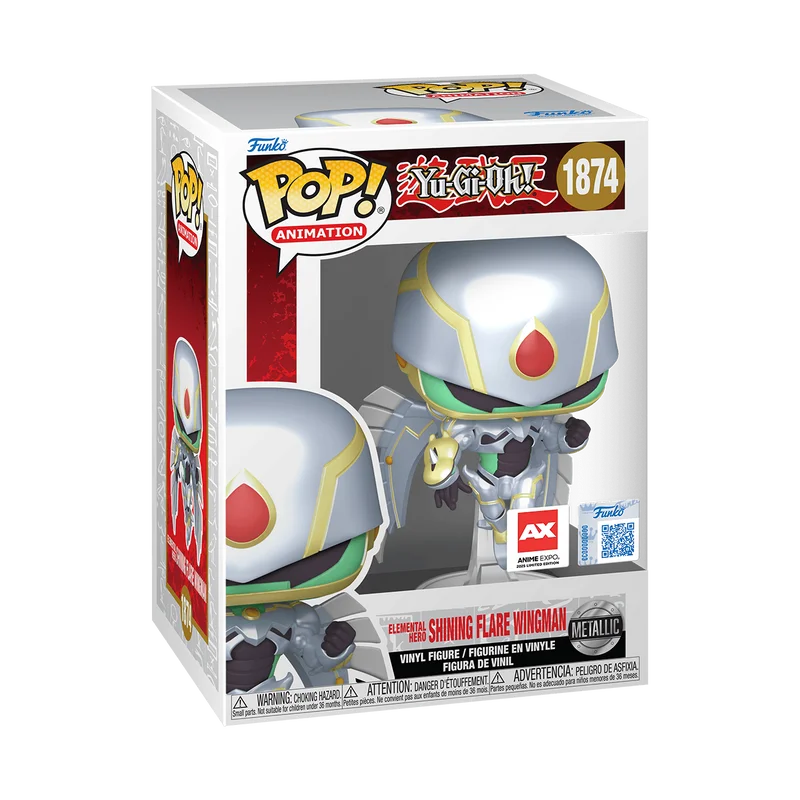 Elemental Hero Shining Flare Wingman #1874 Funko Pop from Yu-Gi-Oh!