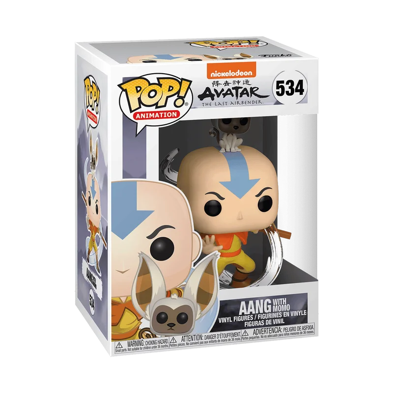 Aang With Momo #534 Funko Pop from Avatar: The Last Airbender