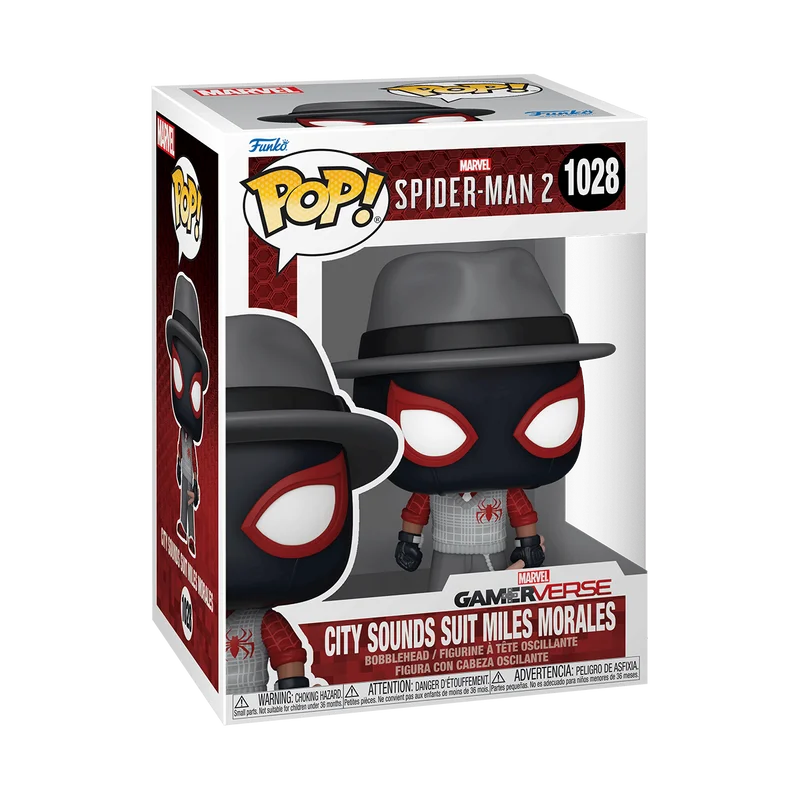 City Sounds Suit Miles Morales #1028 Funko Pop from Spider-Man 2