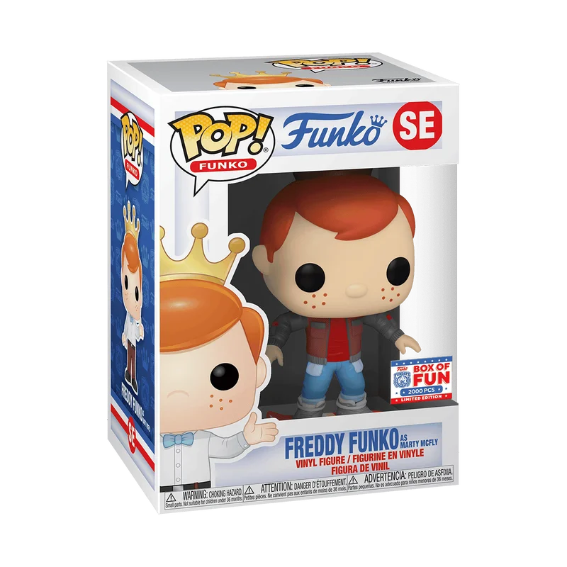 Freddy Funko as Marty McFly #SE Funko Pop from Funko