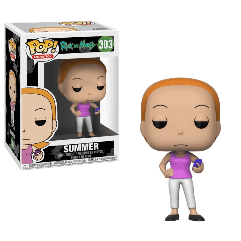 Summer with Phone #303 Funko Pop from Rick and Morty