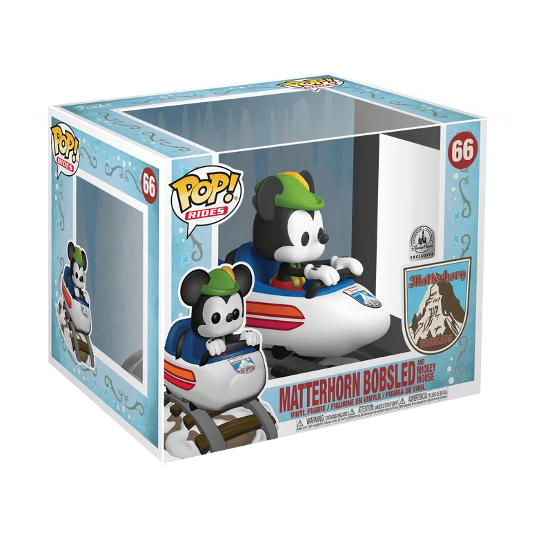 Matterhorn Bobsled and Mickey Mouse #66 Funko Pop from Disney