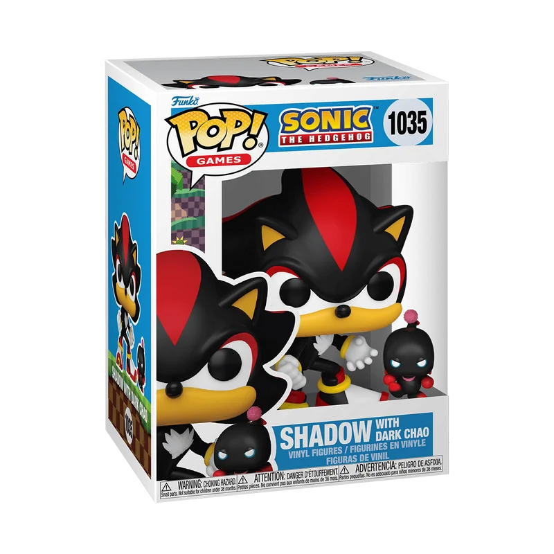 Shadow with Dark Chao #1035 Funko Pop from Sonic The Hedgehog