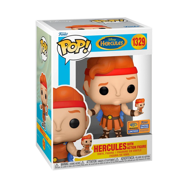 Hercules with Action Figure #1329 Funko Pop from Disney