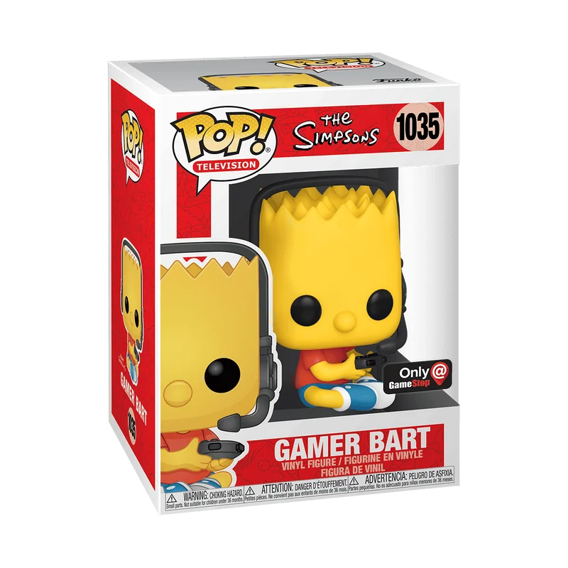Gamer Bart #1035 Funko Pop from The Simpsons