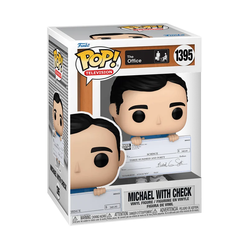Michael with Check #1395 Funko Pop from The Office