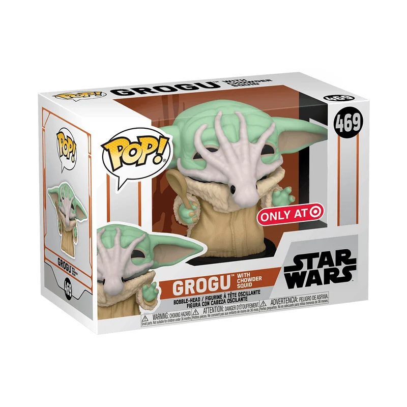 Grogu with Chowder Squid #469 Funko Pop from Star Wars
