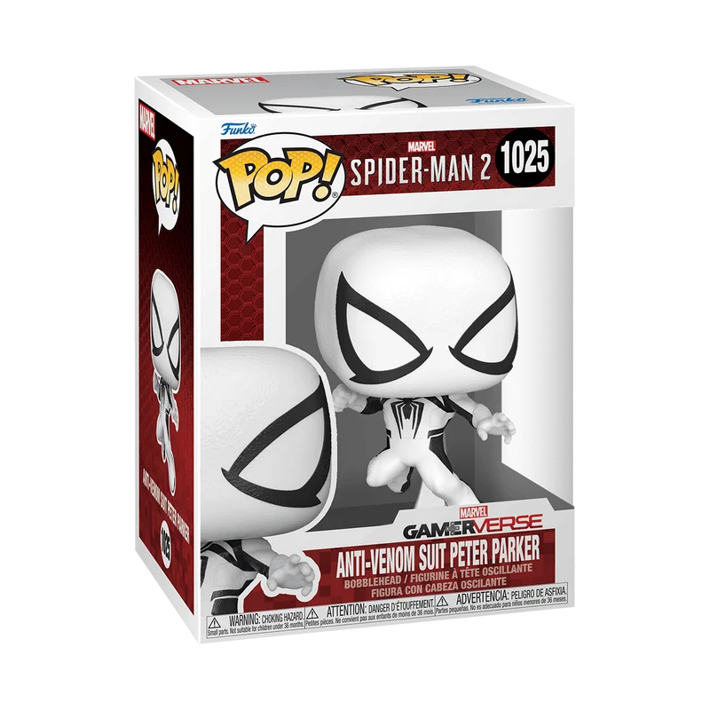 Anti-Venom Suit Peter Parker #1025 Funko Pop from Spider-Man 2