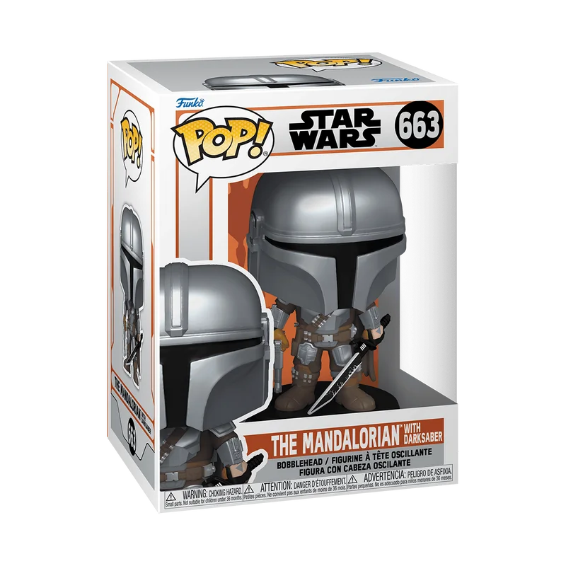 The Mandalorian with Darksaber #663 Funko Pop from Star Wars