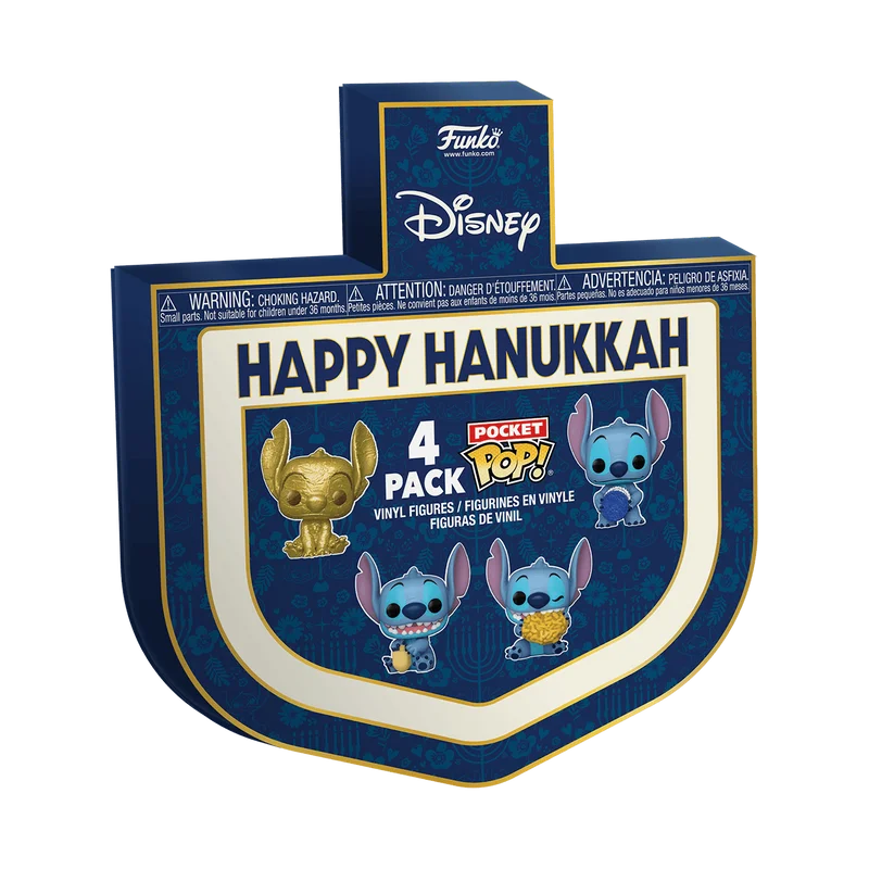 Happy Hanukkah #4 PACK Funko Pop from Lilo & Stitch