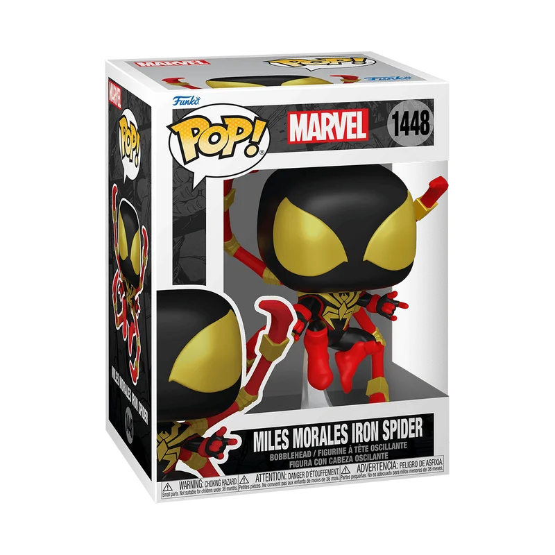 Miles Morales Iron Spider #1448 Funko Pop from Marvel