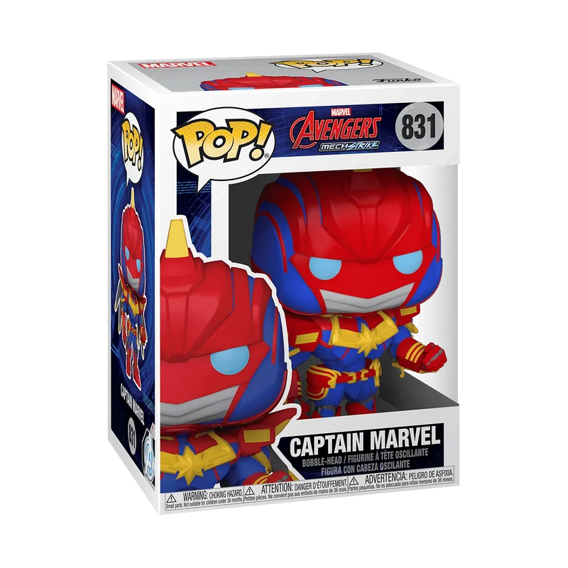 Captain Marvel #831 Funko Pop from Avengers Mech Strike