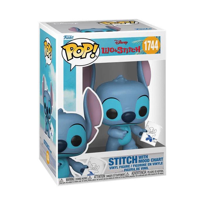 Stitch with Mood Chart #1744 Funko Pop from Lilo & Stitch