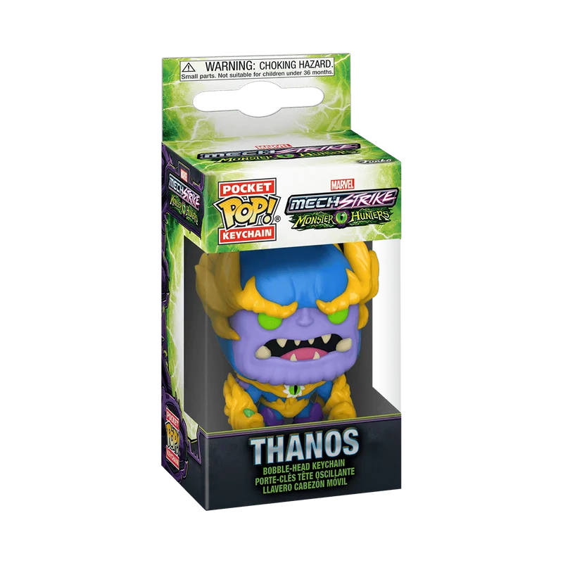 Thanos Funko Pop from Mech Strike Monster Hunters