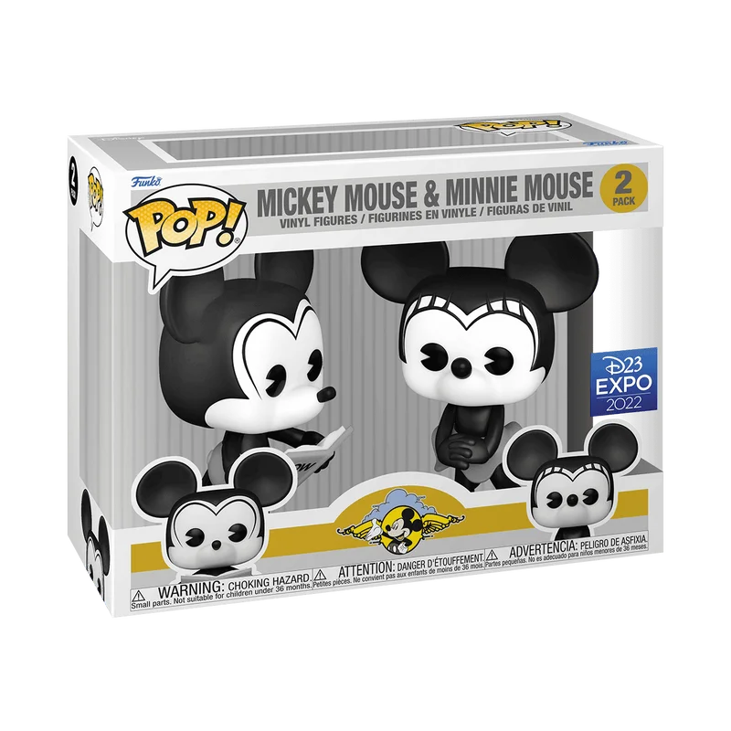 Mickey Mouse & Minnie Mouse #2 PACK Funko Pop from Disney