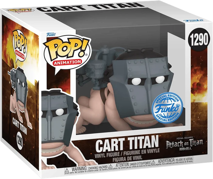 Cart Titan #1290 Funko Pop from Attack on Titan