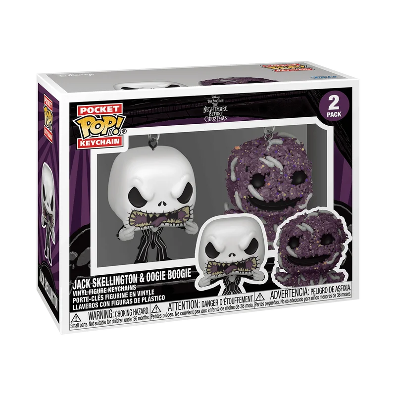 Jack Skellington & Oogie Boogie #2 PACK Funko Pop from The Nightmare Before Christmas