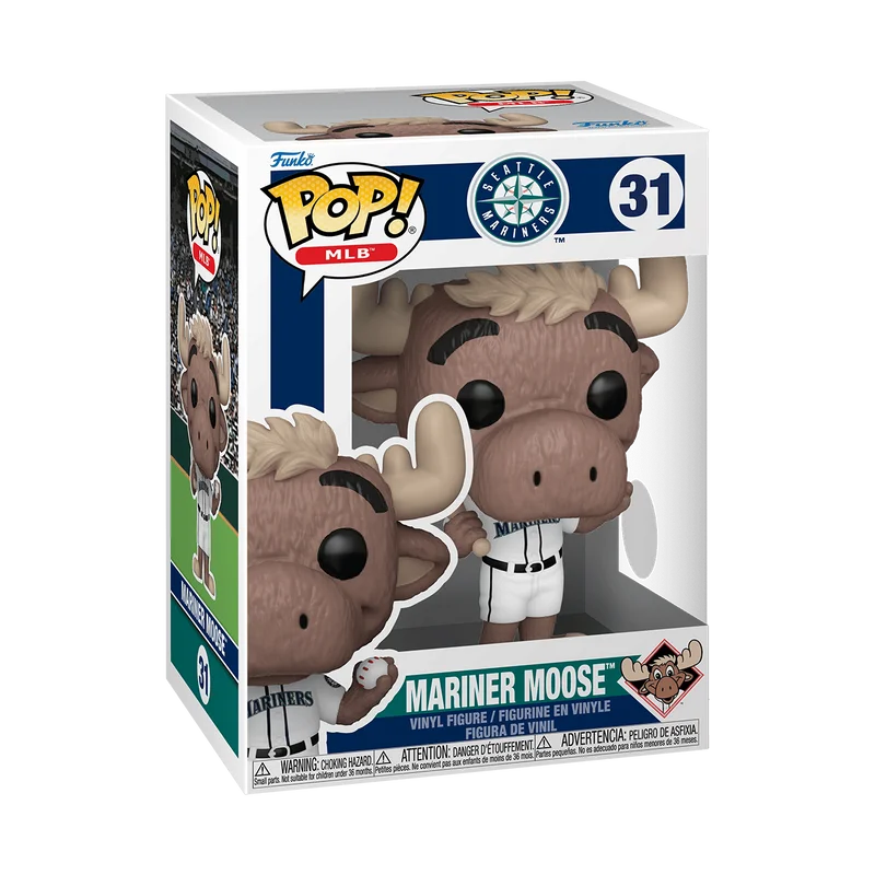 Mariner Moose #31 Funko Pop from Seattle Mariners