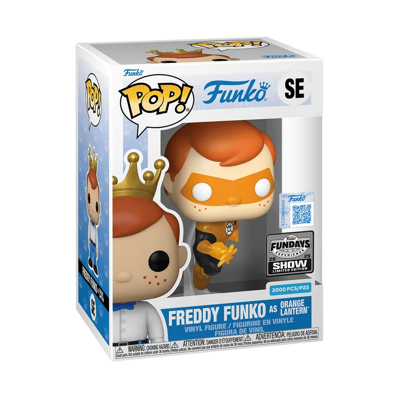 Freddy Funko as Orange Lantern #SE Funko Pop from Funko