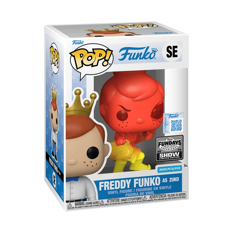 Freddy Funko as Zuko #SE Funko Pop from Funko
