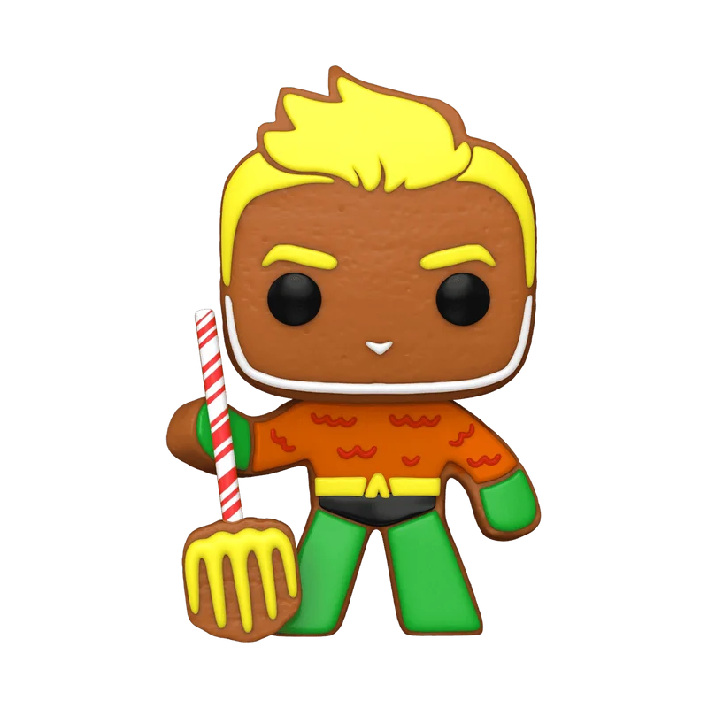 Gingerbread Aquaman #445 Funko Pop from DC Comics
