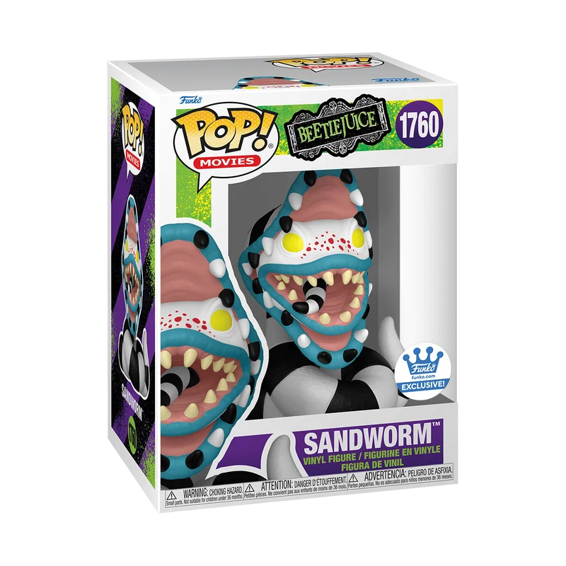 Sandworm #1760 Funko Pop from Beetlejuice