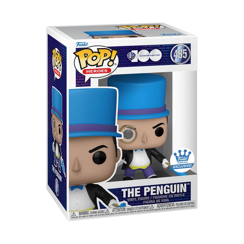 The Penguin #485 Funko Pop from Warner Bros 100