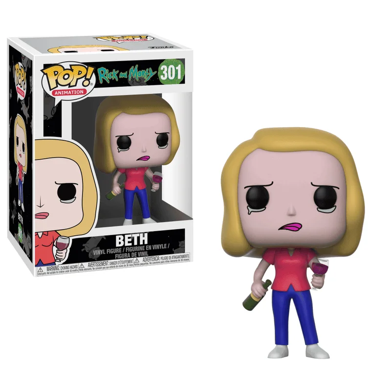 Beth with Wine Glass #301 Funko Pop from Rick and Morty