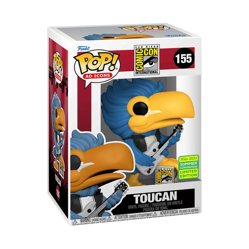 Toucan #155 Funko Pop from San Diego Comic Con