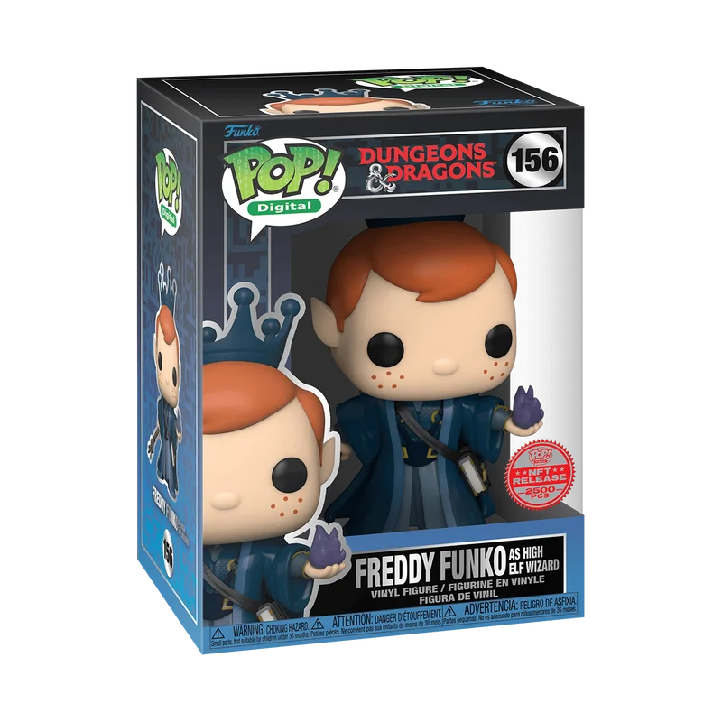 Freddy Funko as High Elf Wizard #156 Funko Pop from Dungeons & Dragons