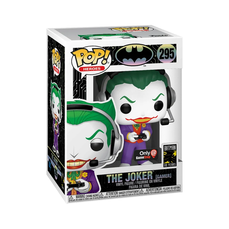 The Joker (Gamer) #295 Funko Pop from Batman 80 Years