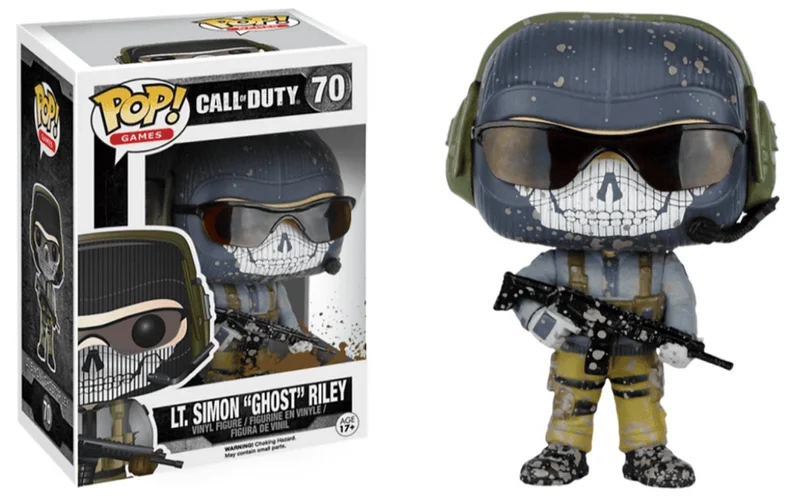 LT. Simon "Ghost" Riley #70 Funko Pop from Call of Duty